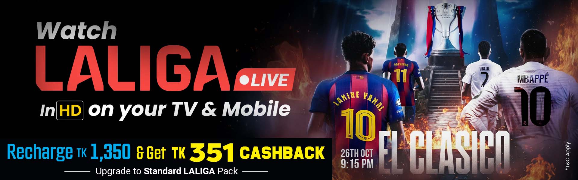 La Liga , EL Clasico Cashback
