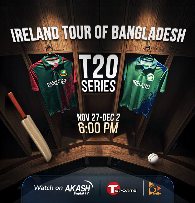 BD-IRL Cricket Series Web Banner