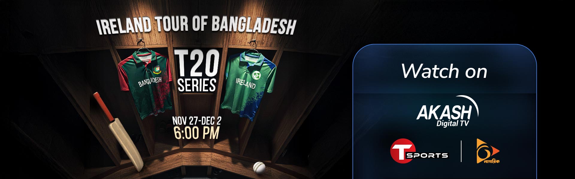 BD-IRL Cricket Series Web Banner