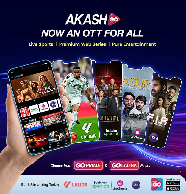 AKASH GO OTT Web Banner
