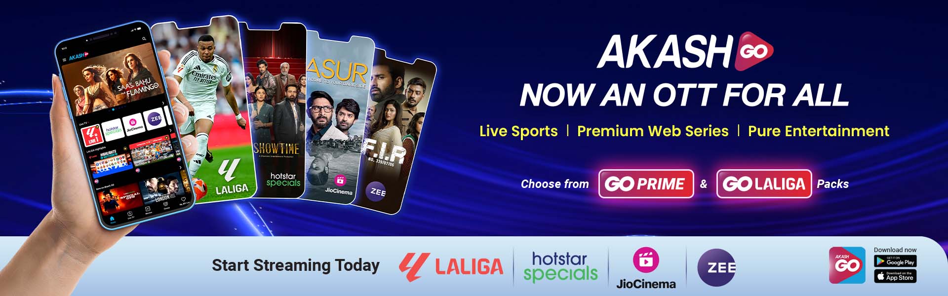 AKASH GO OTT Web Banner