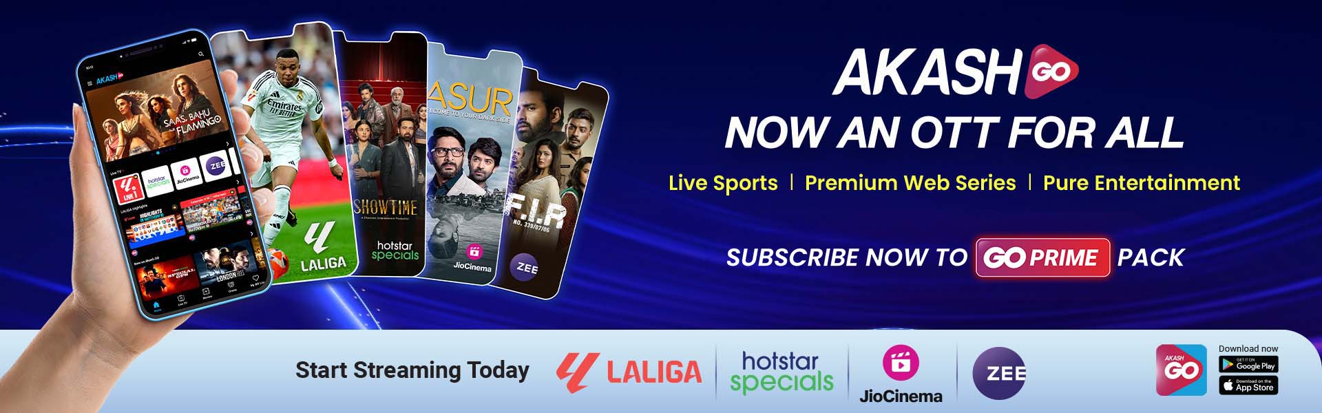 AKASH GO OTT Web Banner