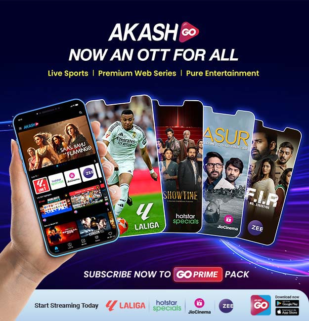 AKASH GO OTT Web Banner