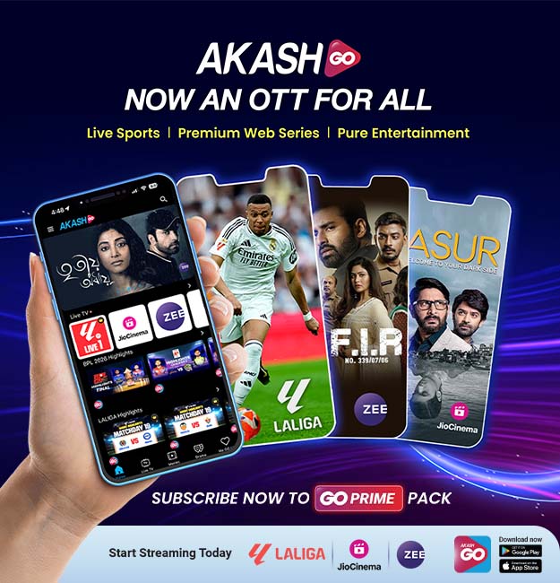AKASH GO OTT Web Banner