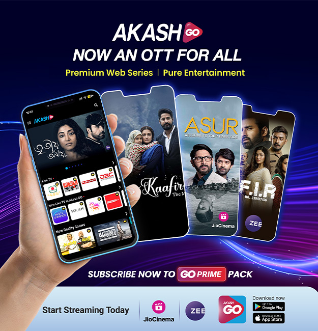 AKASH GO OTT Web Banner