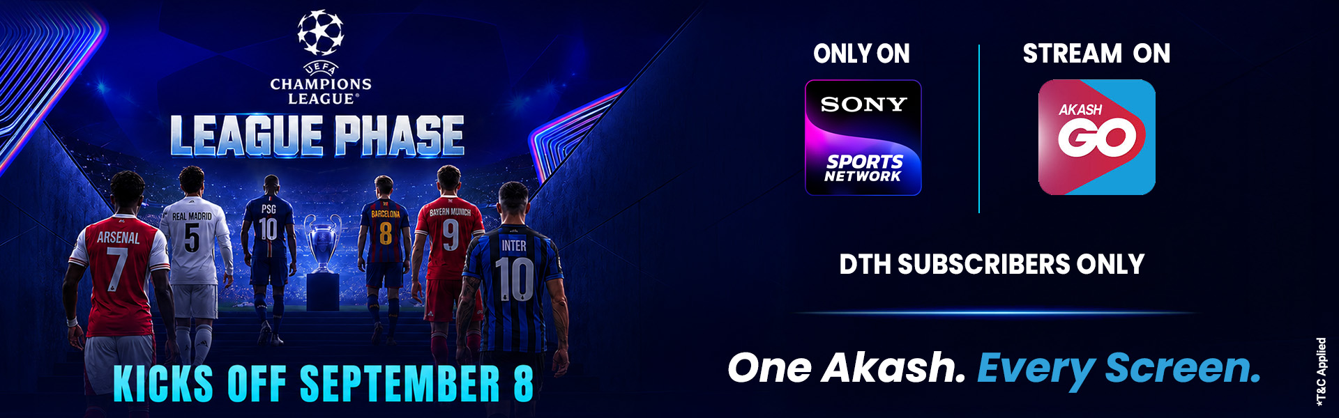 UEFA Champions League Web Banner
